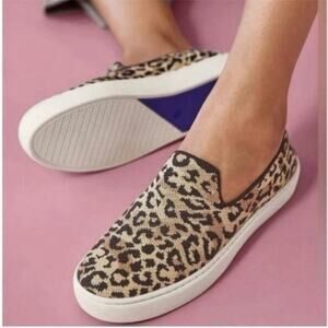 Rothy’s Slip On Cheetah Sneaker Size 5.5